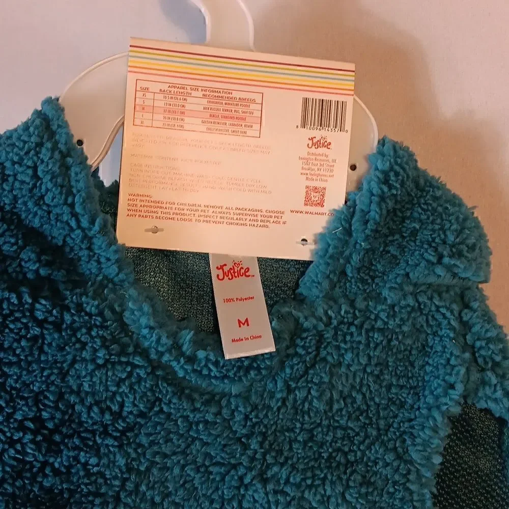 Justice Sherpa Dog Hoodie